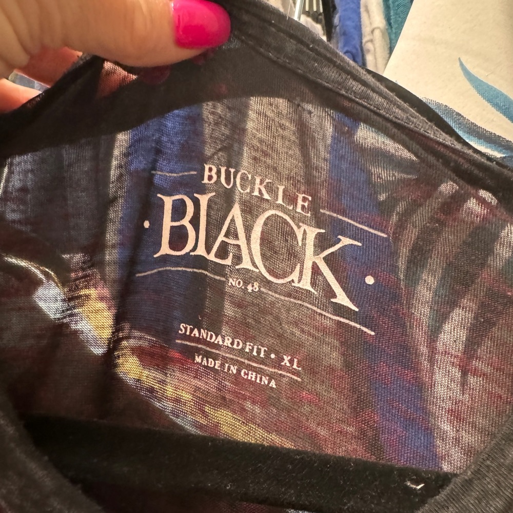 BUCKLE BLACK long sleeve lightweight shirt